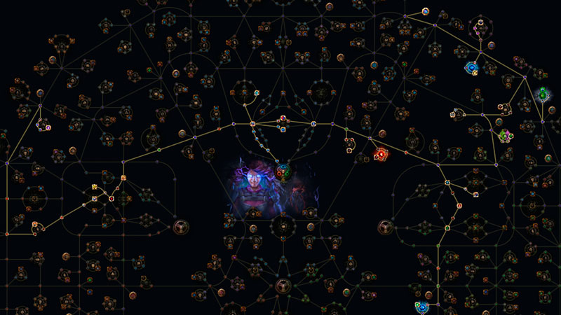 Cold DOT Elementalist Build End Game Skill Gems and Passive Tree