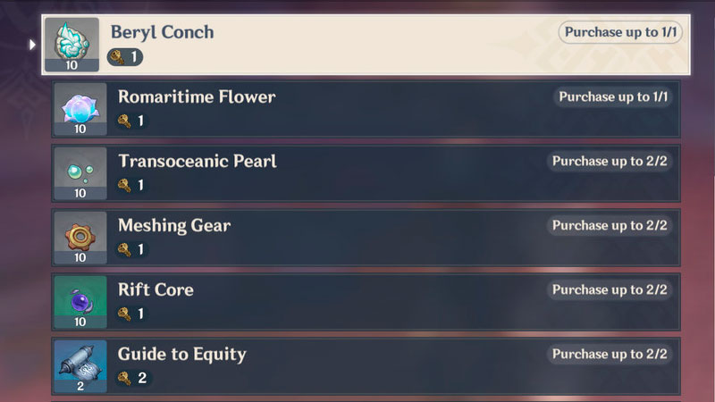 Strange Part Use in Genshin Impact