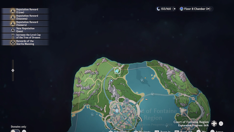 vivianne of the lake location genshin