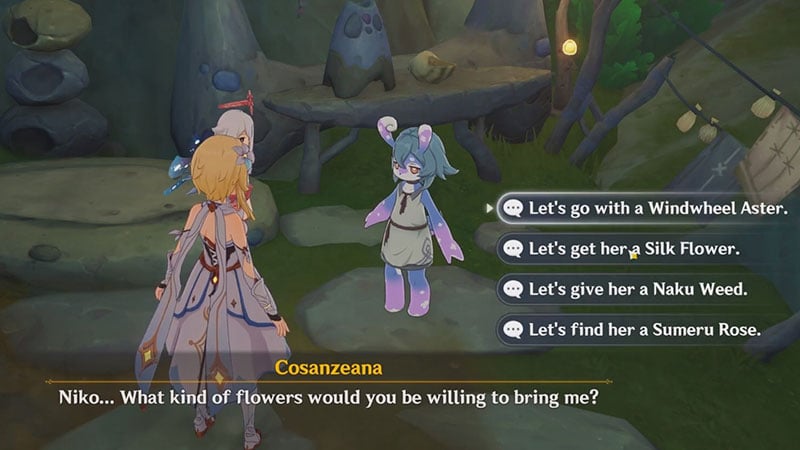 Were It So Easy in Genshin Impact - Give A Flower To Cosanzeana