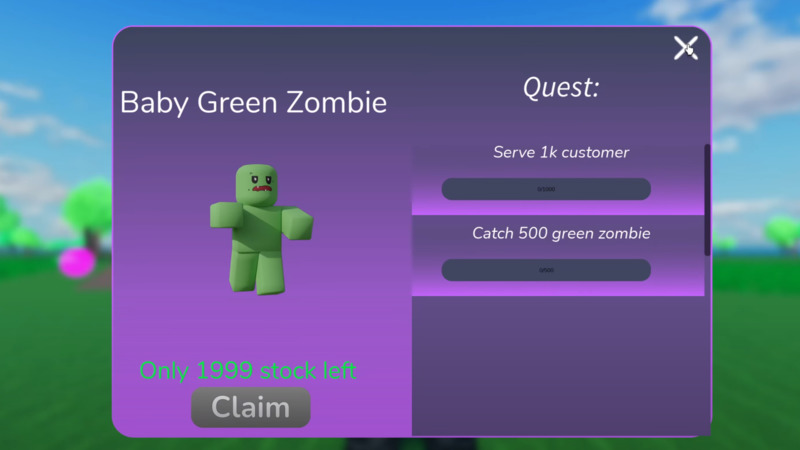 Zombie Business Tycoon Baby Green Zombie