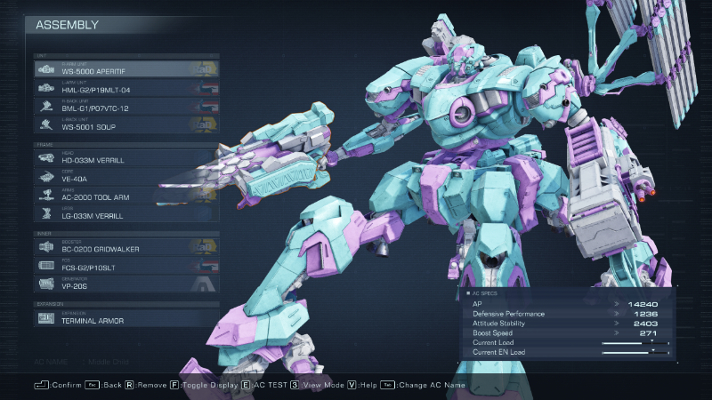 The Missile Tetra from Armored Core 6 by FromSoftware