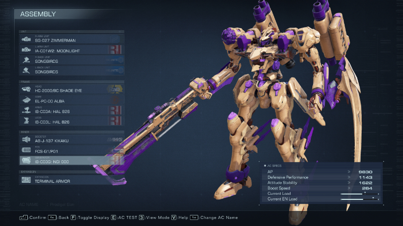 The Moonlight from Armored Core 6