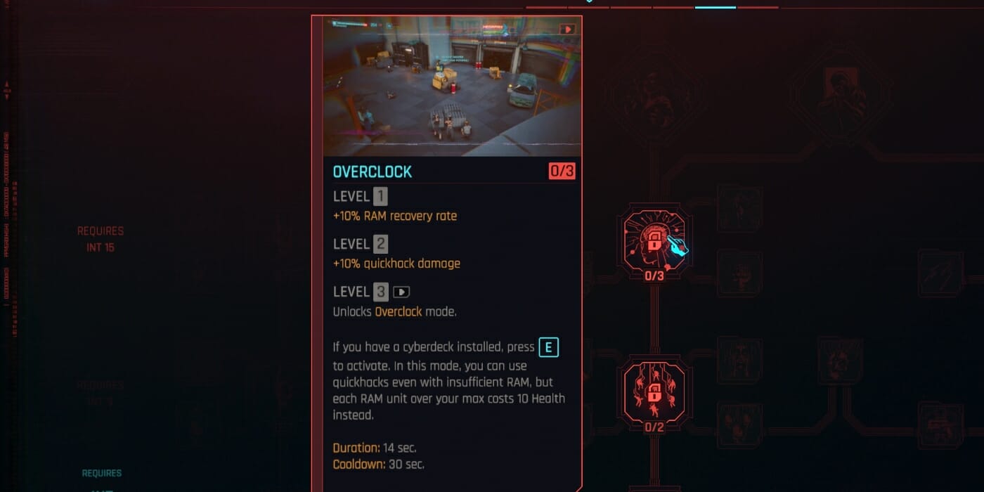 Overclock in Cyberpunk 2077