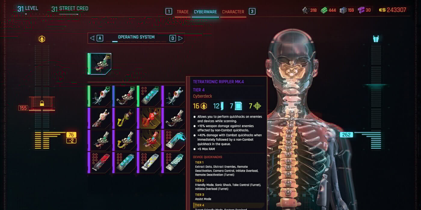 The Rippler in CD Projekt Red's dystopian RPG