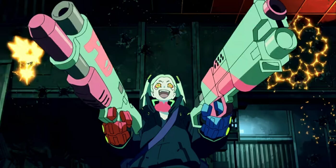 Cyberpunk Edgerunners Rebecca Shootout