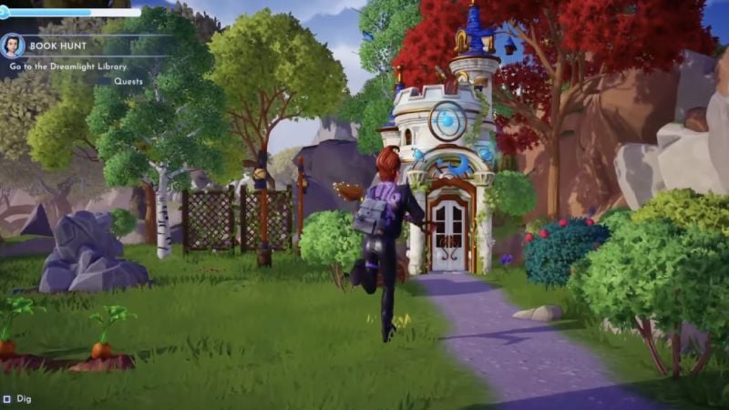 Finding Dreamlight Library in Dreamlight Valley - Going to Dreamlight Library