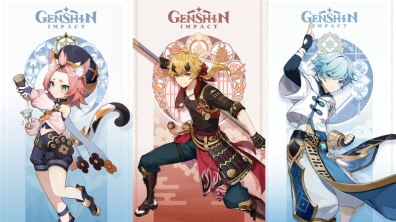 Genshin 4.1 4-Star Characters