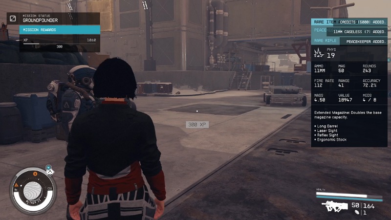 Ground Pounder Mission Complete - unlock peacekeeper Starfield weapon