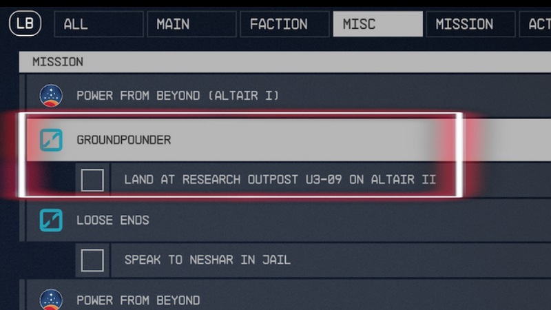 Ground Pounder Mission Starfield