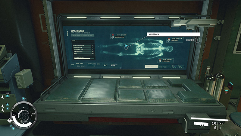 Medbench in Starfield