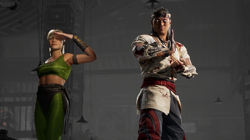 Liu Kang and Sonya Blade