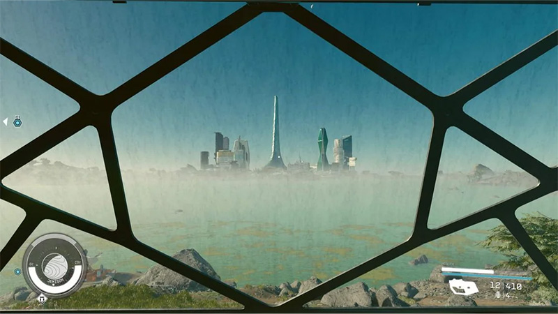 This base has a nice view of New Atlantis.