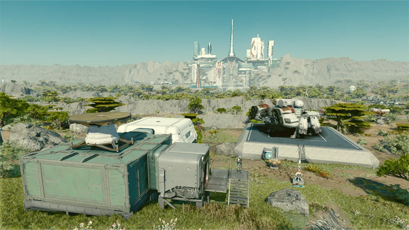 The view of this base is a bit closer.