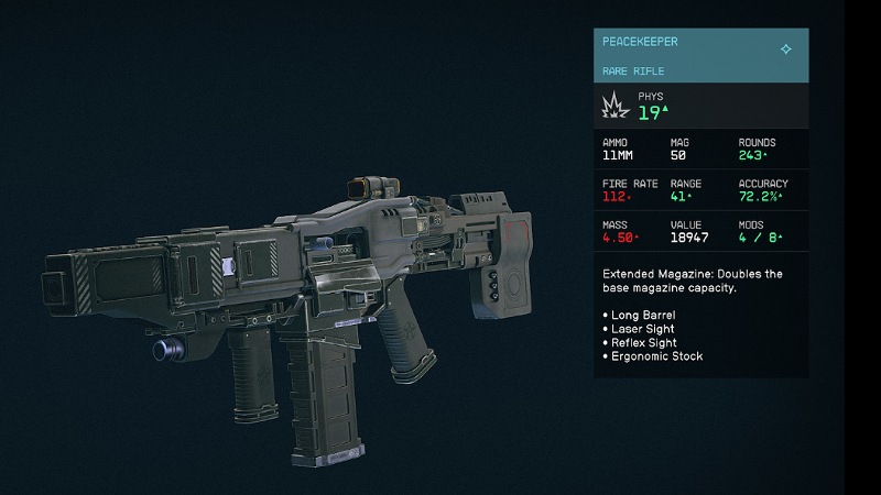 Unlock Peacekeeper Starfield Weapon