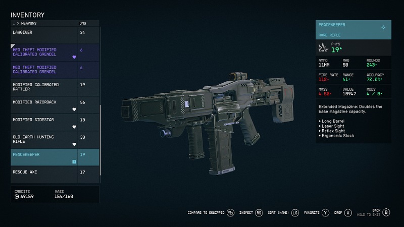 Peacekeeper Starfield