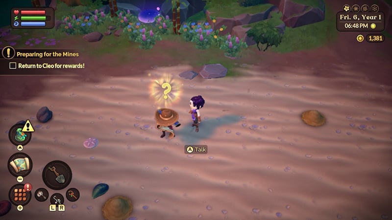 Unlocking the Mines in Fae Farm