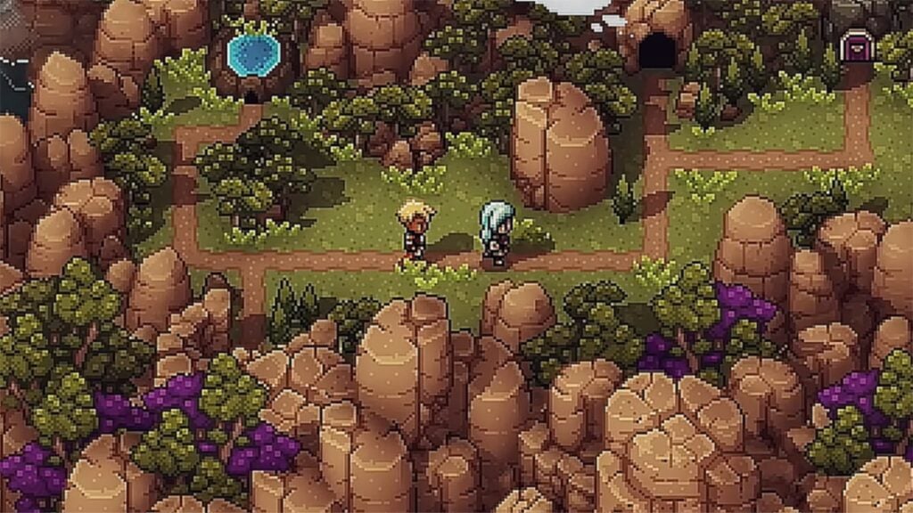 What Is the Max Level in Sea of Stars? Answered Two characters walk together down a trail in Sea of Stars