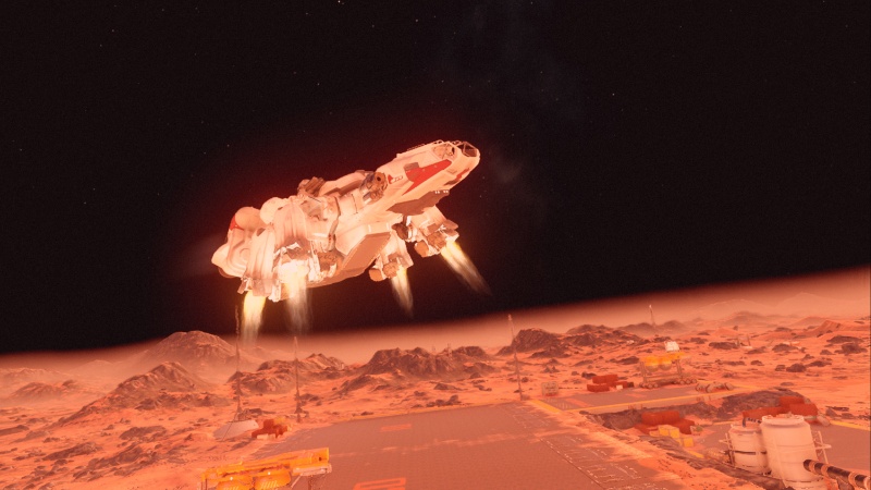 Starfield Landing On Mars