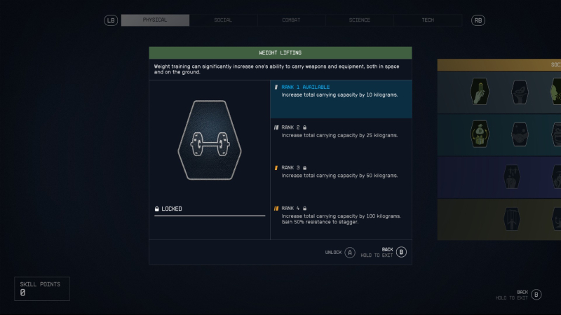 Weight Lifting Skill