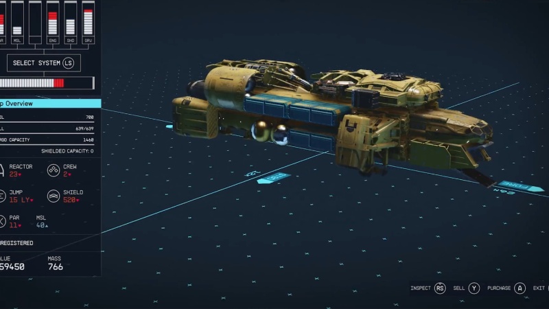 Starfield sell contraband ship