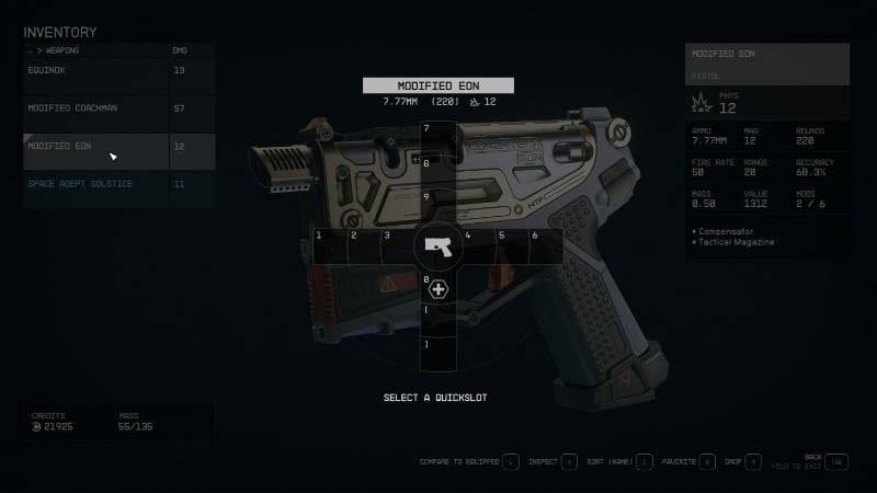 Starfield tips tricks beginners Favorite