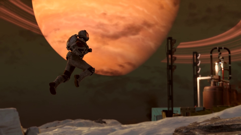 Starfield Zero G combat has different effects depending on the gun you use. 