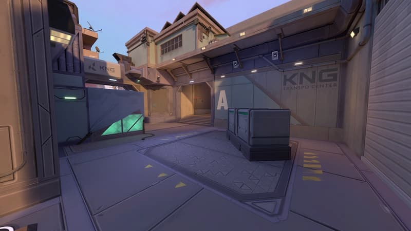 Valorant sunset spike site A