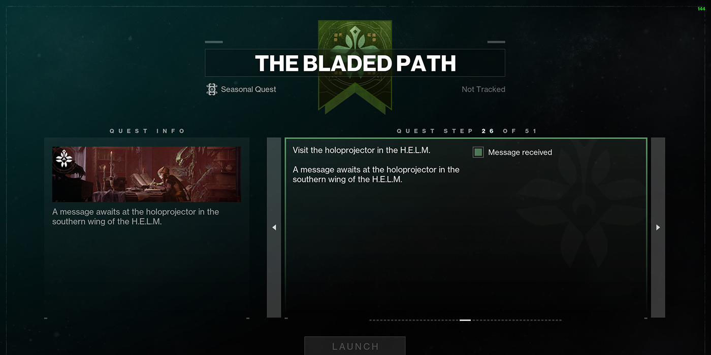 Season of the Witch Quest The Bladed Path Step 26