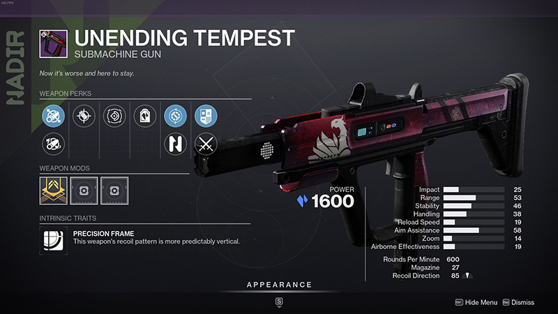 Destiny 2 Unending Tempest God Roll Guide