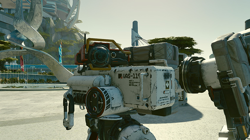 Vasco Standing By a Fountain in Starfield