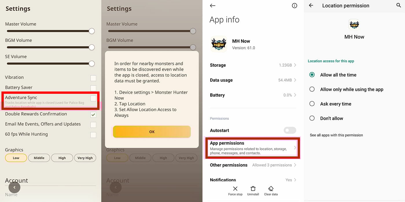 How to Enable Adventure Sync in Monster Hunter Now