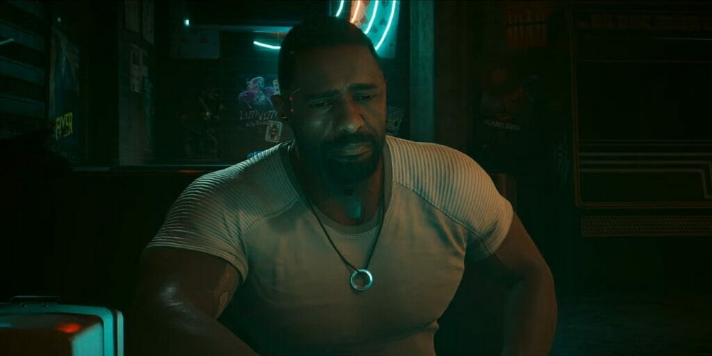 Idris Elba in Cyberpunk 2077