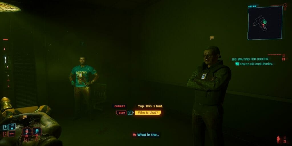 Meeting Bill and Charles in Waiting on Dodger - Phantom Liberty