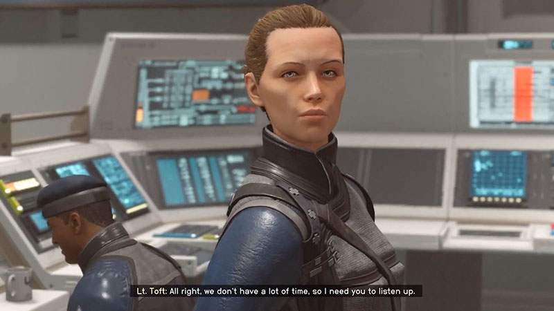 Speak to Lieutenant Toft