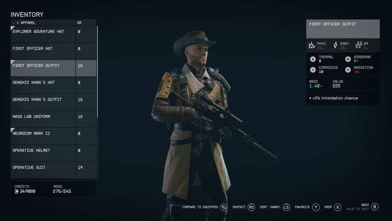 First Officer Outfit Starfield