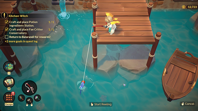 fishing up a sardine fae farm