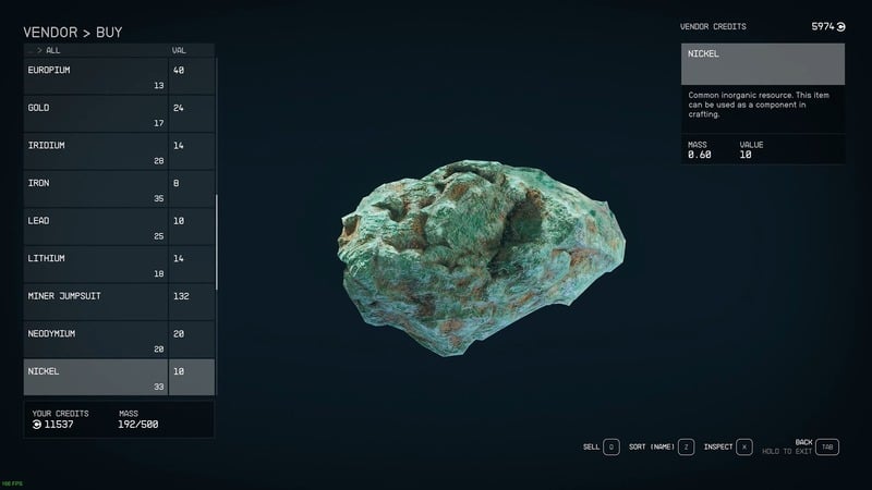 How To Get Nickel in Starfield