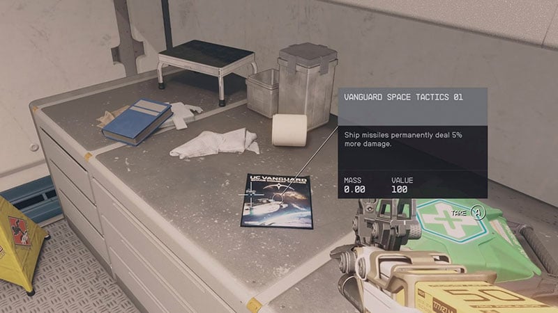 All Vanguard Space Tactics Starfield Magazine Locations