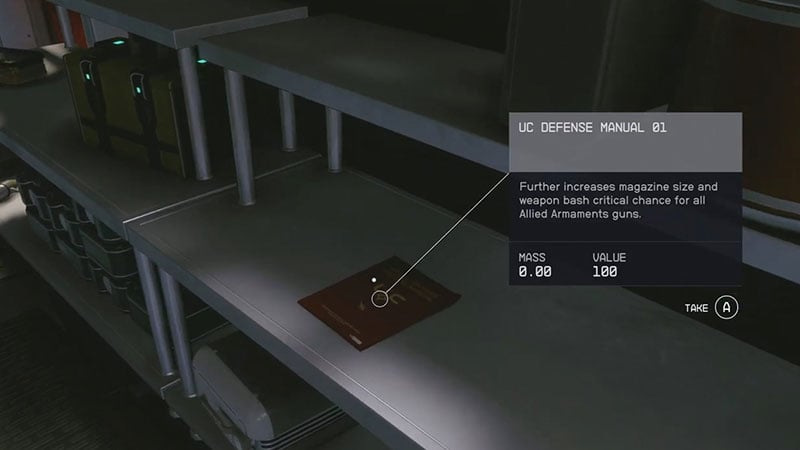All UC Defense Manual Starfield Magazine Locations