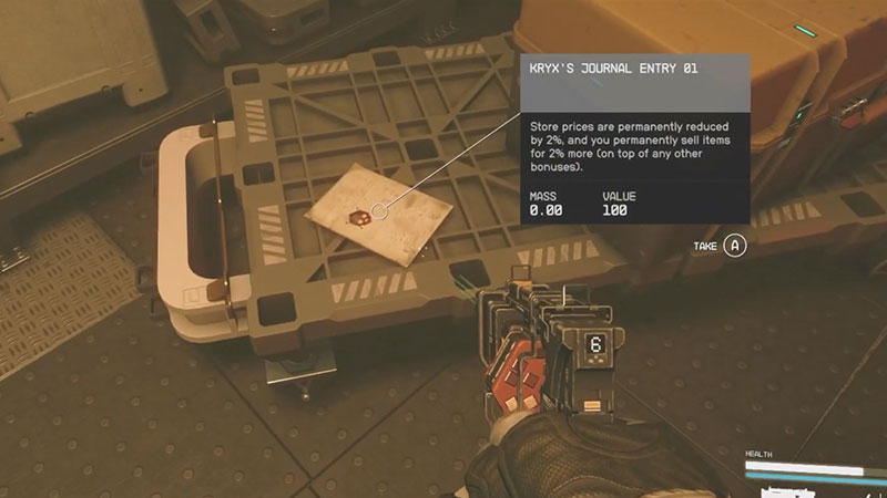 All Kryx Journal Starfield Magazine Locations