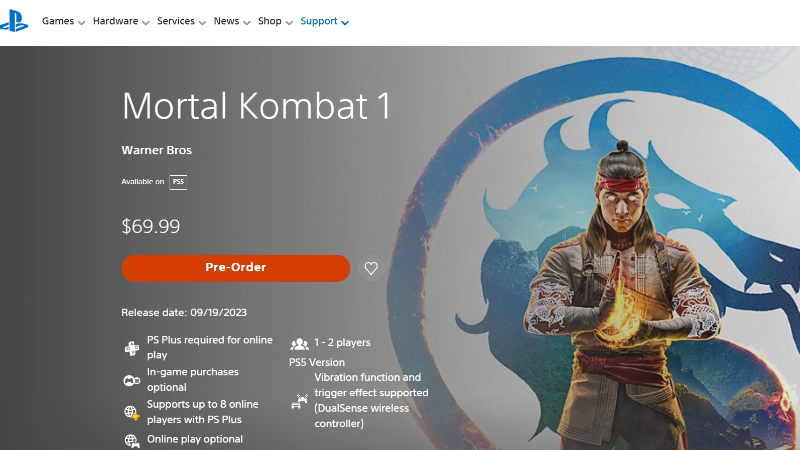 How To Preload Mortal Kombat 1: Mortal Kombat PS5