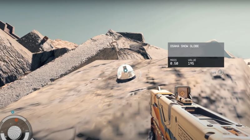 Osaka snow globe starfield