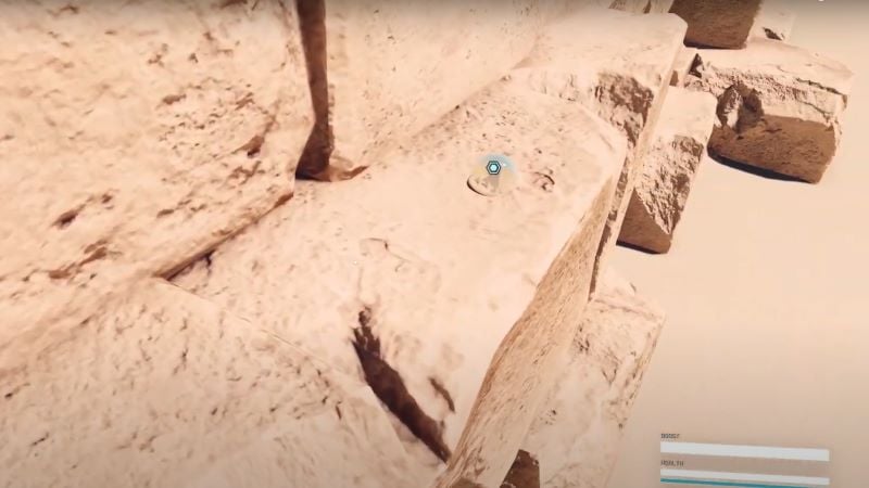 Starfield cairo snow globe