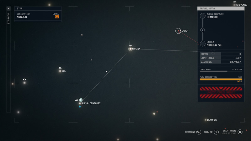 Starfield Refuel Ship