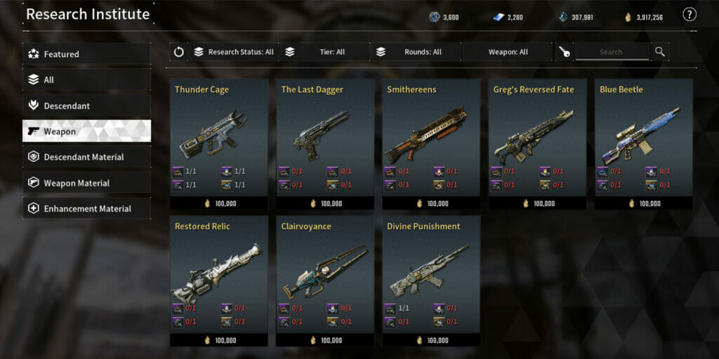 The First Descendant: All Ultimate Weapon Materials Locations