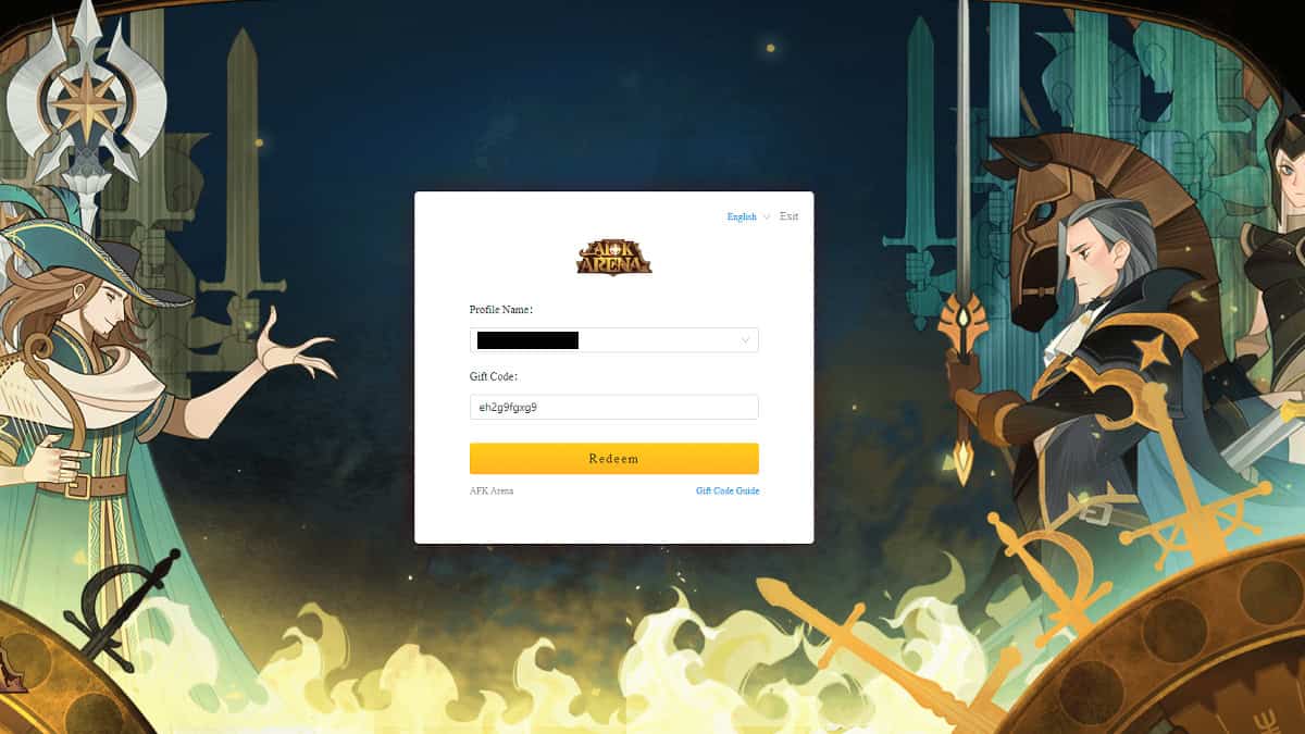 You need to visit the official website to use AFK Arena redemption codes.