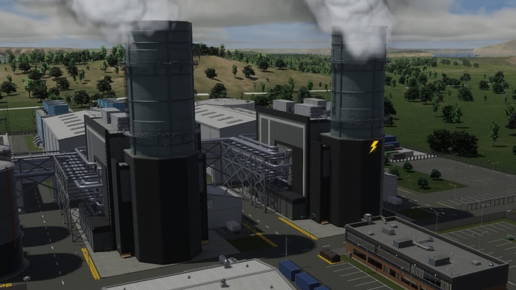 How Electricity Works in Cities: Skylines 2 Cities Skyline 2 Gas Power Plant being built.