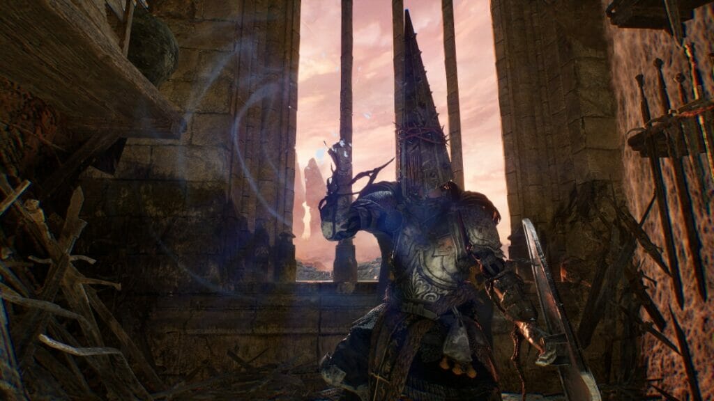 5 Best Consumables in Lords of the Fallen The Lampbearer uses a consumable item in Lords of the Fallen