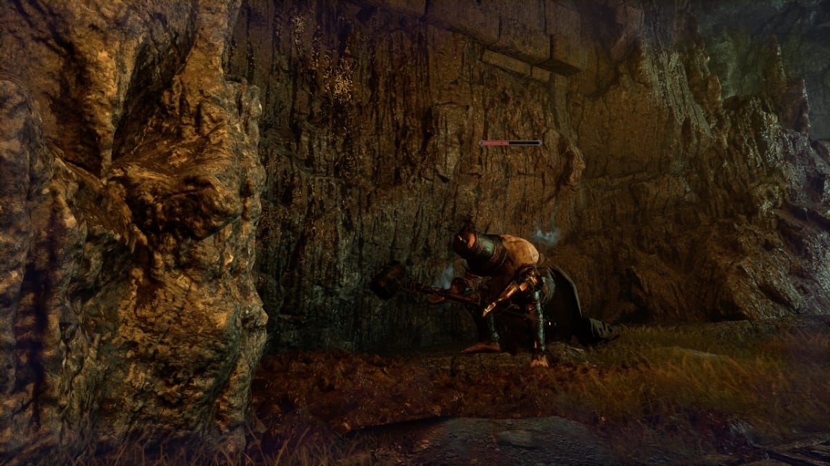 A boss taking fall damage in LotF